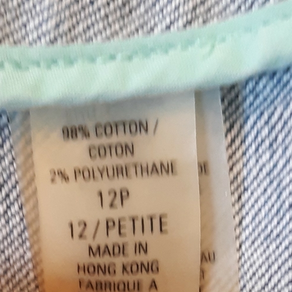 Elie tahari denim Jean skirt 12P *L3 - Picture 3 of 5